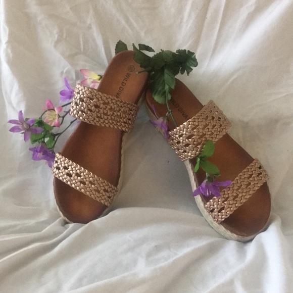 Double Strap Espadrille Flatform - Picture 8 of 8